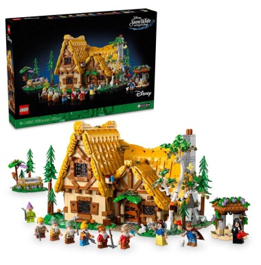 Конструктор LEGO Icons 43242 "Лесная хижина Белоснежка и семь гномов"